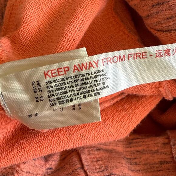 Free People Movement Women’s Medium Hybrid Leggings Active High Rise Orange - Picture 5 of 7